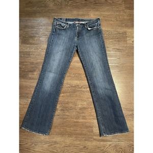 Vintage Lucky Brand Sundown Women's Size 10/30 Dark Blue Denim Bootcut Jeans